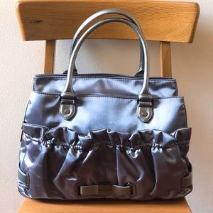 NWOT Botkier Stevie Satchel Y2K pewter gray BG